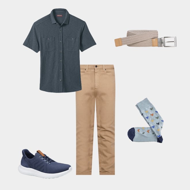 8th bundle featuring 4 items which compliment Reversible Stretch-Woven Belt