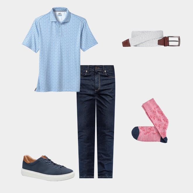 3rd bundle featuring 4 items which compliment XC4® Performance Print Polos + Cool Degree™