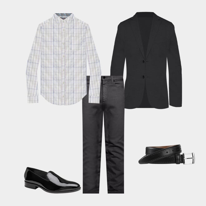 1st bundle featuring 4 items which compliment Gavney Slip-On Loafer