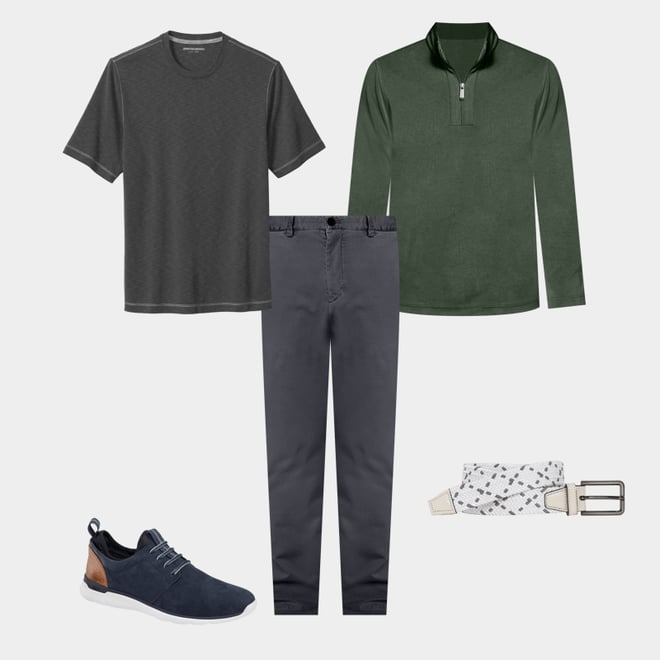 3rd bundle featuring 4 items which compliment Woven Stretch-Knit Belt