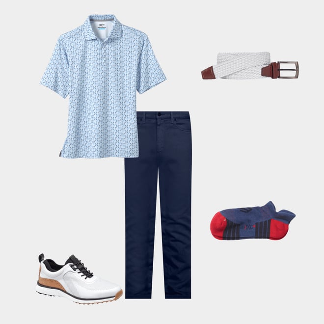 1st bundle featuring 4 items which compliment XC4® Performance Golf Socks