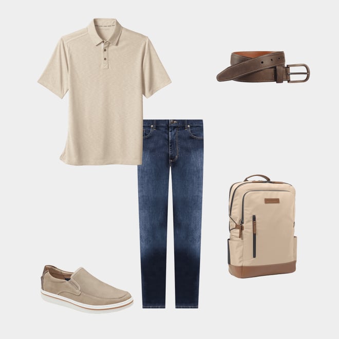 2nd bundle featuring 4 items which compliment Vintage Slub Polo