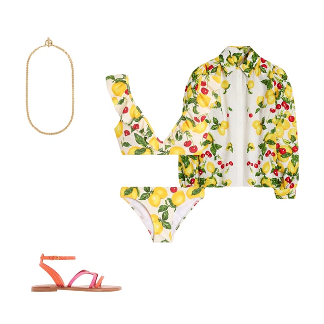1st bundle featuring 4 items which compliment Classic Bikini Bottoms-Ivory, Cherries and Lemons