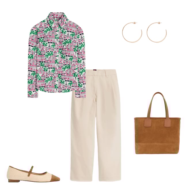 6th bundle featuring 4 items which compliment Sienna Cotton Shirt