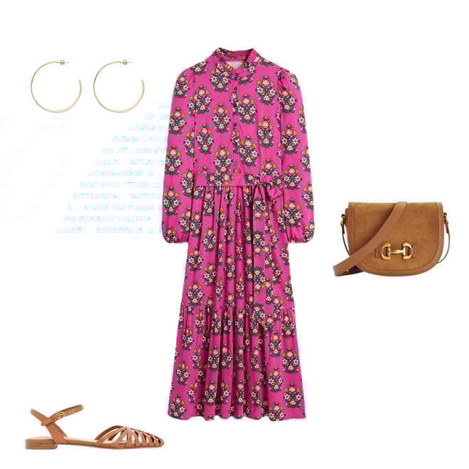 1st bundle featuring 3 items which compliment Multi Strap Pointed Sandals
