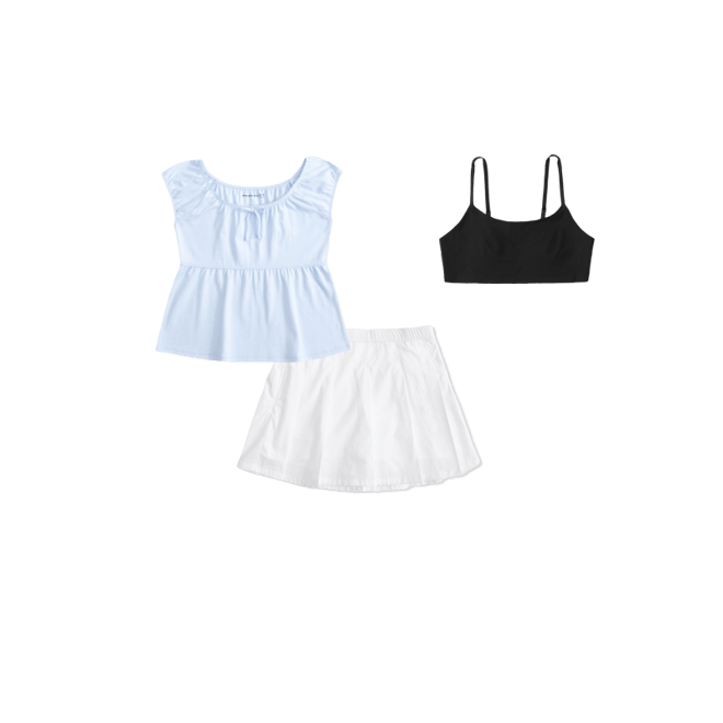 babydoll bow top
