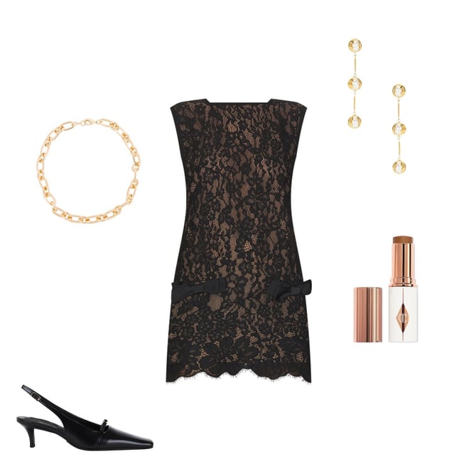 The Lace Mini Dress