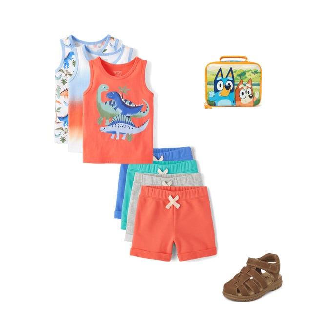 2nd bundle featuring 3 items which compliment Baby And Toddler Boys Print Tank Top 3-Pack