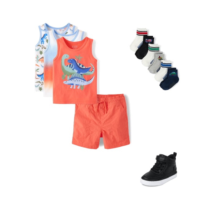 5th bundle featuring 3 items which compliment Baby And Toddler Boys Print Tank Top 3-Pack