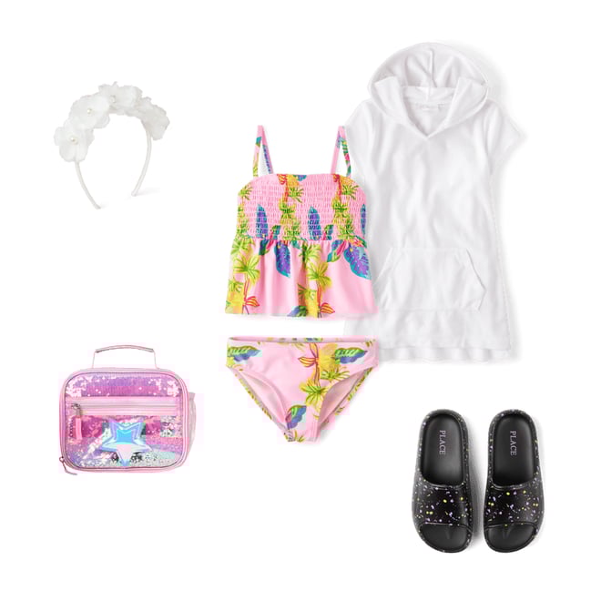 10th bundle featuring 4 items which compliment Girls Rainbow Sequin Shakey Star Lunchbox