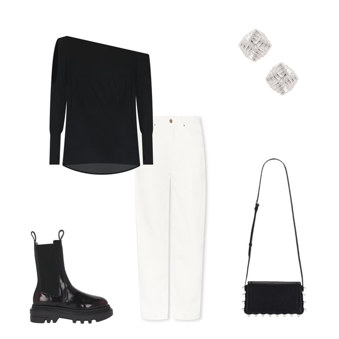 1st bundle featuring 4 items which compliment Deuce Oversized Top