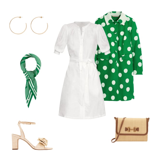 4th bundle featuring 5 items which compliment Ada Linen Short Dress-White