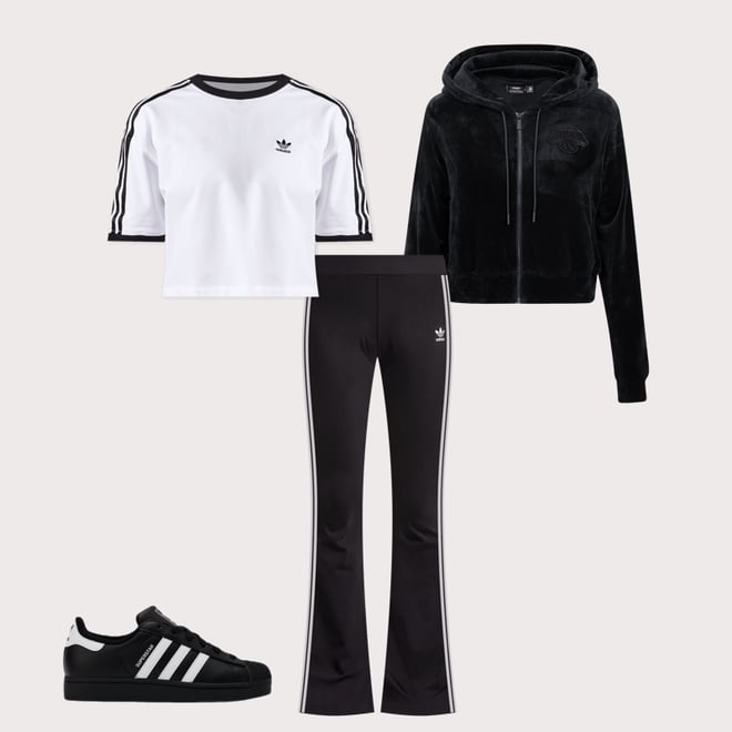 Adidas 3-Stripes Loose Cropped Tee – DTLR