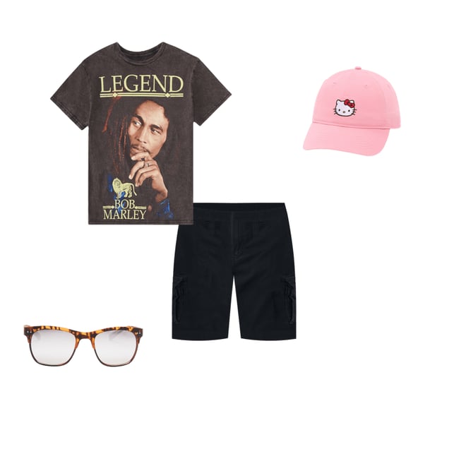 Bob Marley Legend Relaxed Graphic Tee