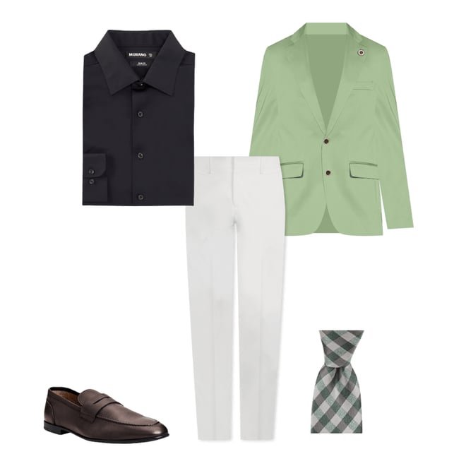 Murano Slim Fit Non-Iron Point Collar Solid Knit Dress Shirt Murano Slim Fit Non-Iron Point Collar Solid Knit Dress Shirt