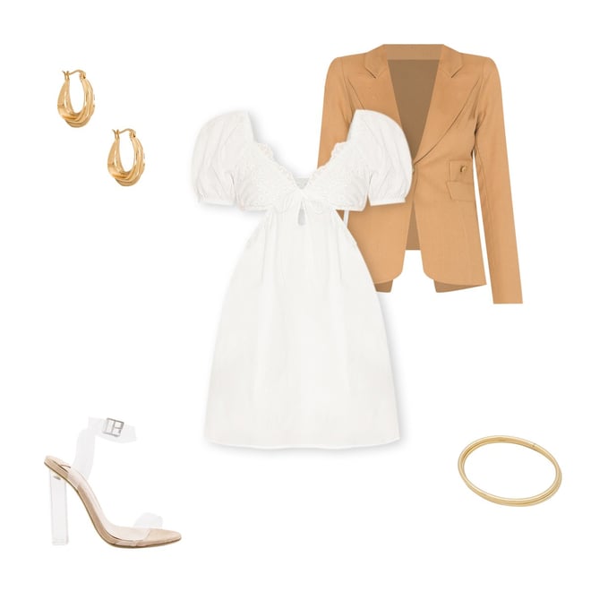 MORE TO COME VESTIDO JARA en Ivory | REVOLVE