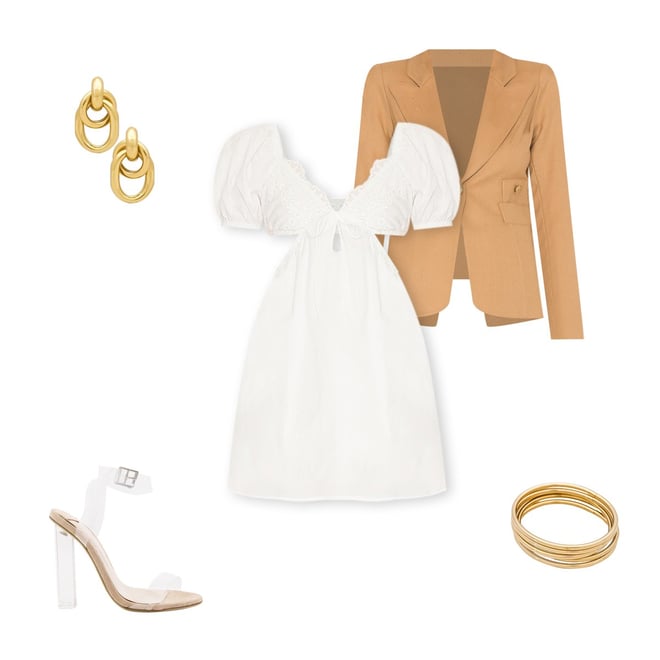 【NOTREemor 】tulle mini dress/ ivory NOTREemor 】tulle mini dress/ ivory