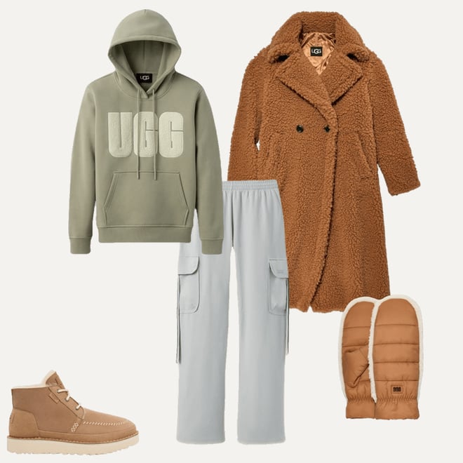 Women's Rey UGGfluff Logo Hoodie | UGG®