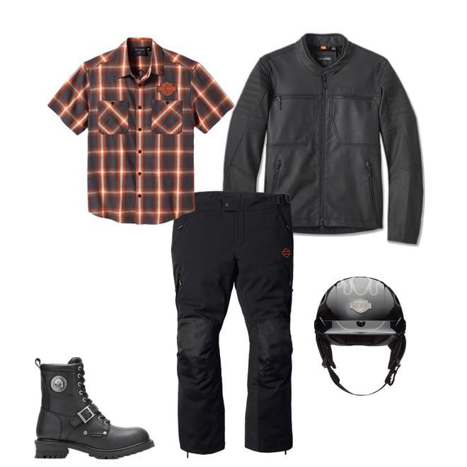 H-D Busby Ultra-Light Sun Shield J03 1/2 Helmet | Harley