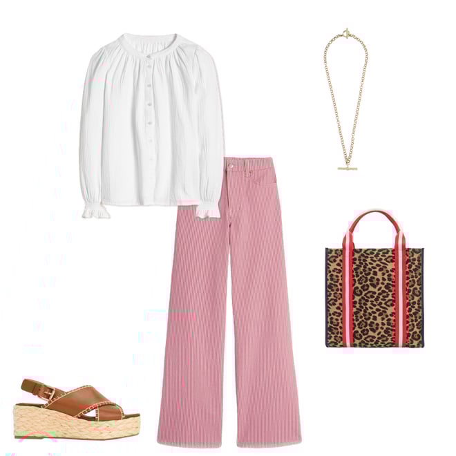3rd bundle featuring 4 items which compliment High Rise Wide Leg Jeans