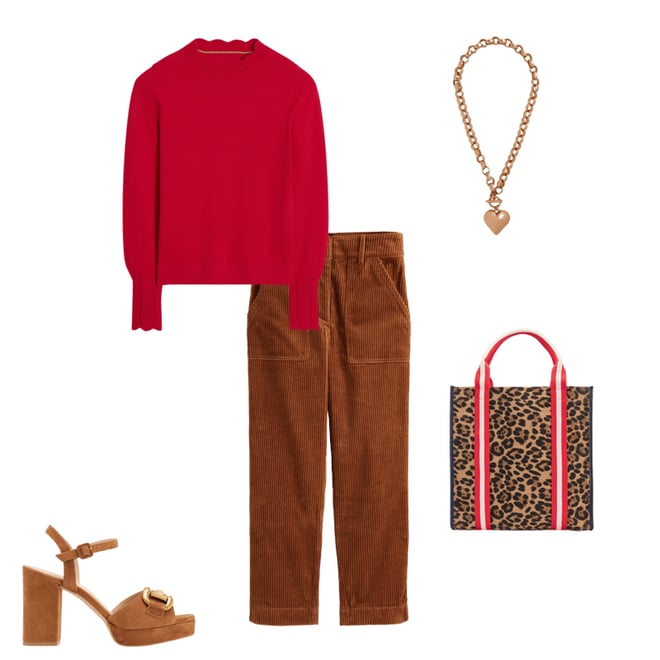 2nd bundle featuring 4 items which compliment Imi Scallop Trim Jumper