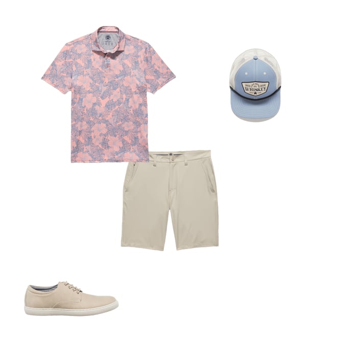 4th bundle featuring 3 items which compliment  Limited Edition Whiskey Rope Trucker Hat - Light Blue
