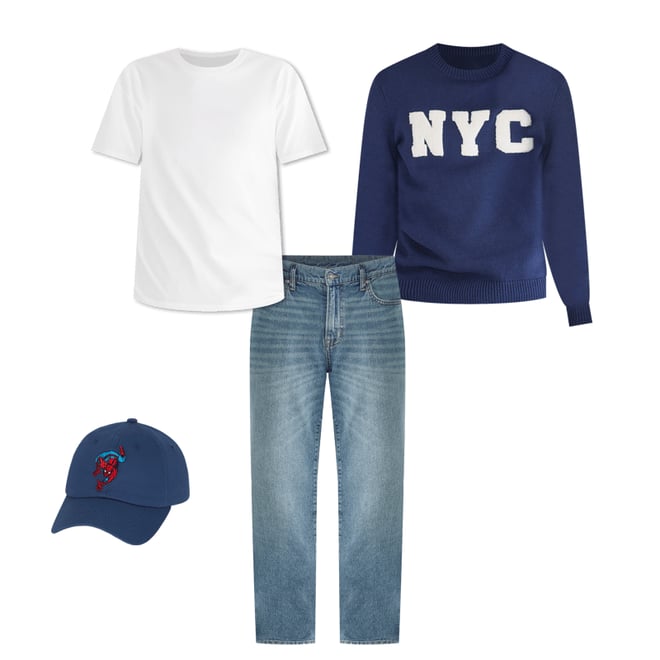 NYC Graphic Crew Sweater