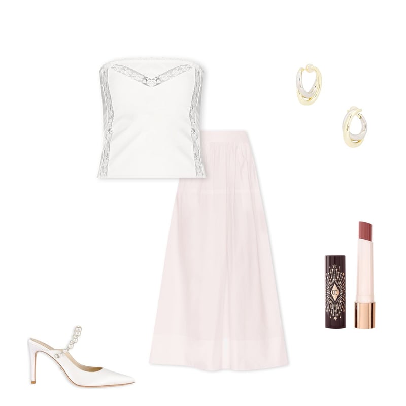 Helsa Poplin Maxi Skirt in Pale Pink | REVOLVE Helsa Poplin Maxi Skirt in Pale Pink | REVOLVE