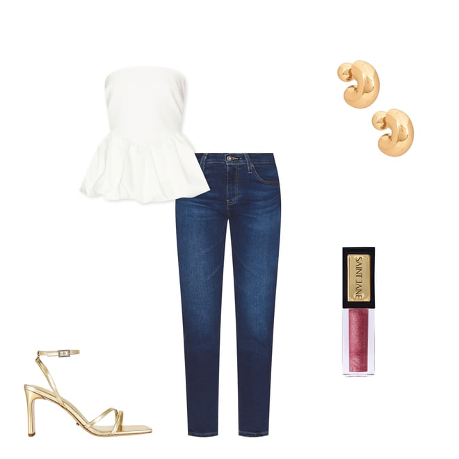 6th bundle featuring 4 items which compliment Goldie Strapless Top