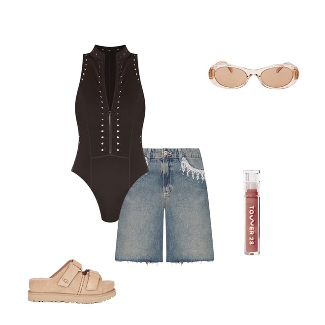 3rd bundle featuring 4 items which compliment Nostalgic Sky Denim Short