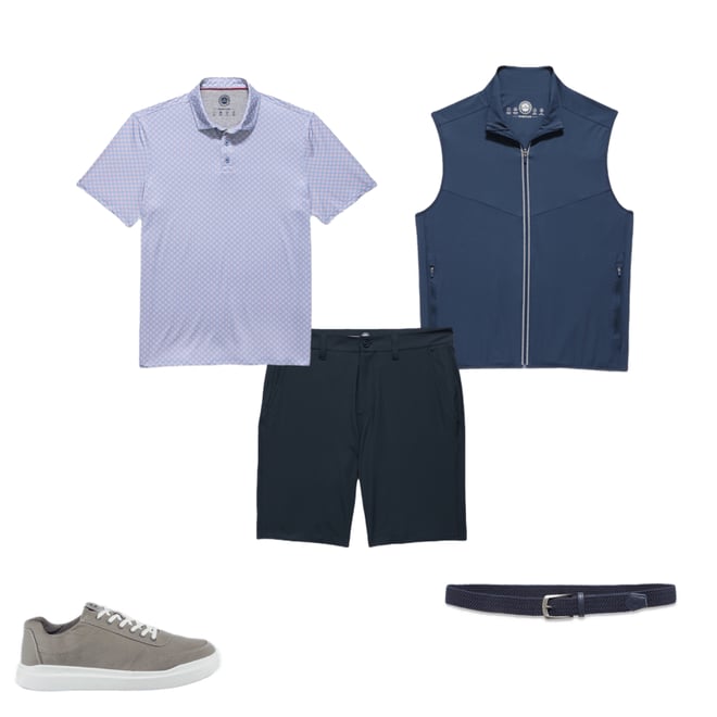 1st bundle featuring 4 items which compliment  Ronan Canvas Sneaker - Grey