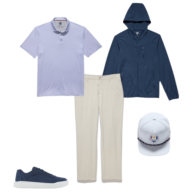 1st bundle featuring 4 items which compliment Range Performance Pant - Nashville Straight Fit - Stone