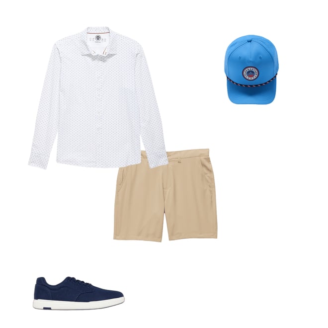 1st bundle featuring 3 items which compliment  Madeflex Journey Stretch Shirt - White Print