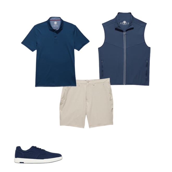 6th bundle featuring 3 items which compliment  Any-Wear 2.0 Hybrid Performance Shorts - 8" Inseam - Silver Birch