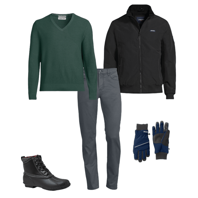 Men's Classic Squall Waterproof Insulated Jacket | Lands' End