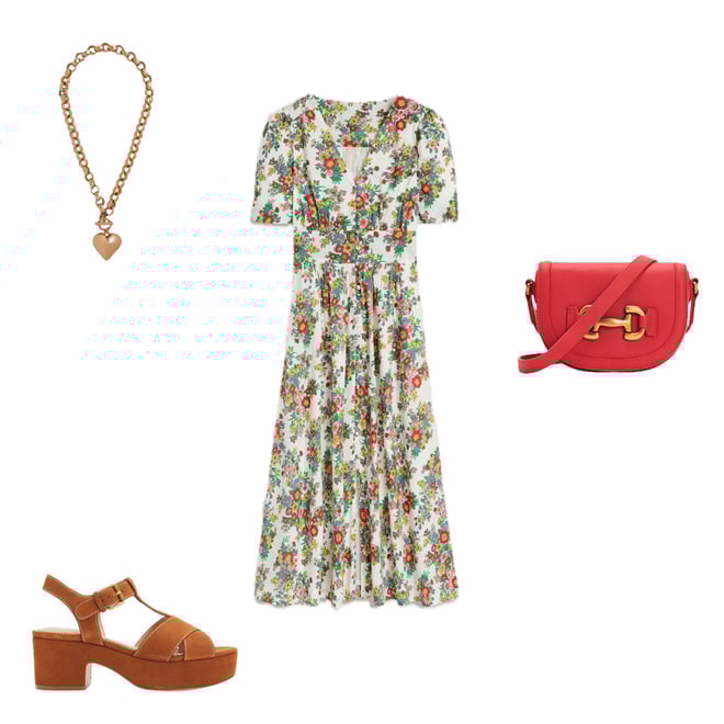 4th bundle featuring 3 items which compliment Lillian Cotton Midi Dress