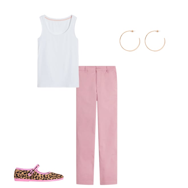 6th bundle featuring 3 items which compliment Essential Scoop-Neck Vest-White