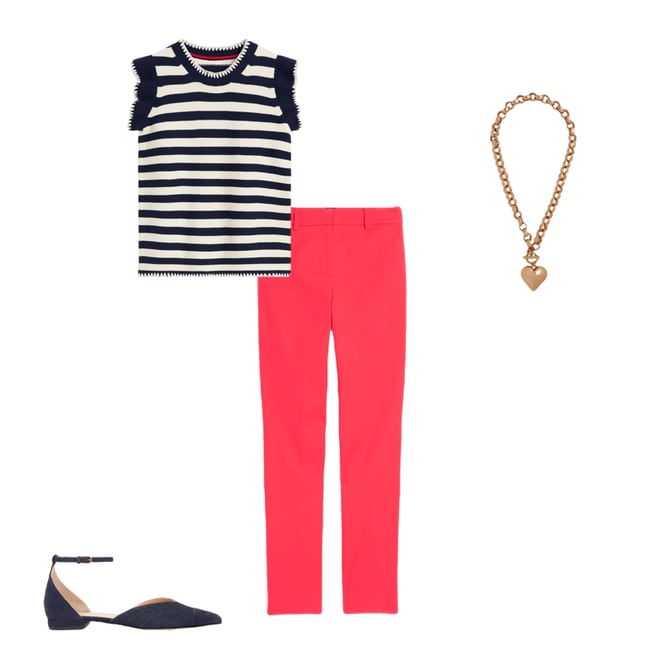 3rd bundle featuring 3 items which compliment Richmond Trousers-Strawberry Tart Red
