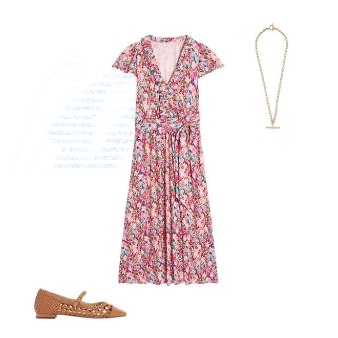 2nd bundle featuring 2 items which compliment Nicola Jersey Tea Dress-Multi, Wildflower Garden