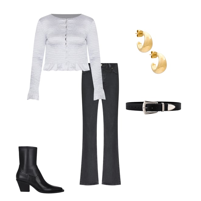 5th bundle featuring 4 items which compliment High Rise Vintage Boot