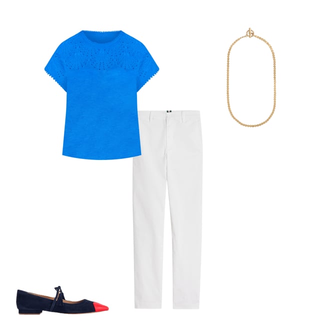 3rd bundle featuring 3 items which compliment Barnsbury Chino Pants-White