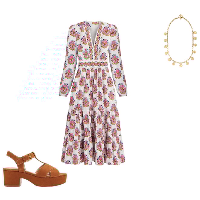 3rd bundle featuring 2 items which compliment Violet Cotton Midi Dress