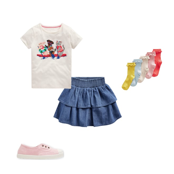 2nd bundle featuring 3 items which compliment T-Shirt mit Applikation