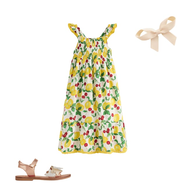 1st bundle featuring 2 items which compliment Luella Frill Maxi Sundress-Ivory Lemons and Cherries