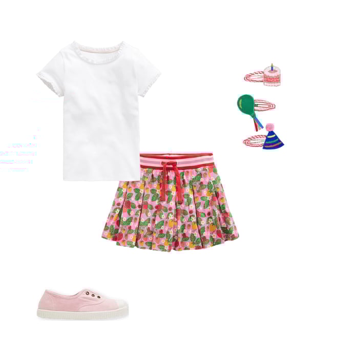 1st bundle featuring 3 items which compliment Short Sleeve Ribbed T-shirt-White