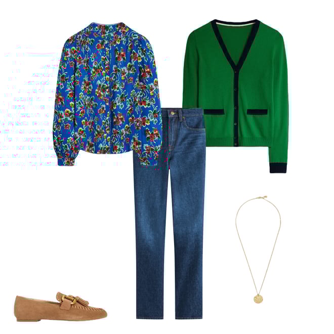 4th bundle featuring 4 items which compliment Ara Long Sleeve Top