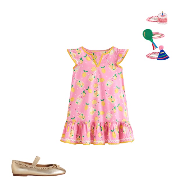 1st bundle featuring 2 items which compliment Emmy Woven Beach Dress-Chalk Pink Lemonade