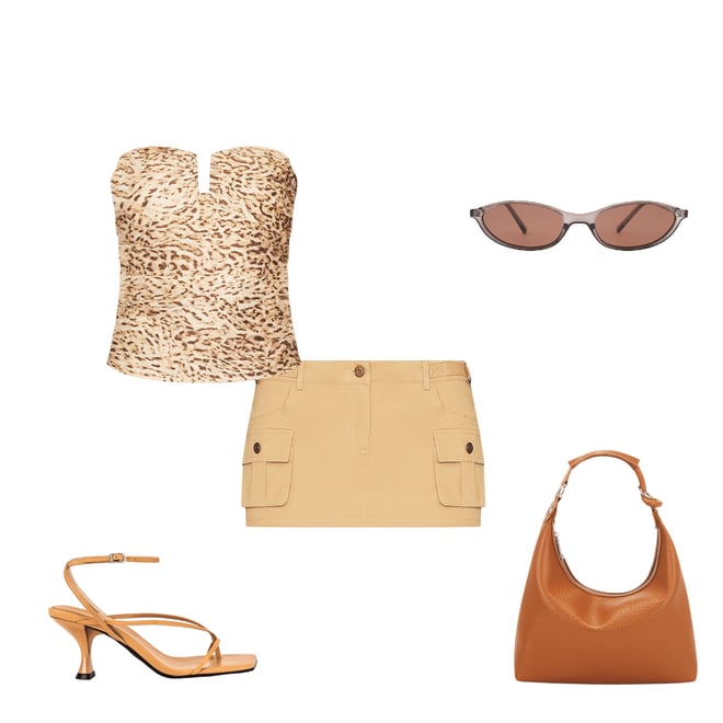 1st bundle featuring 4 items which compliment Strapless Top