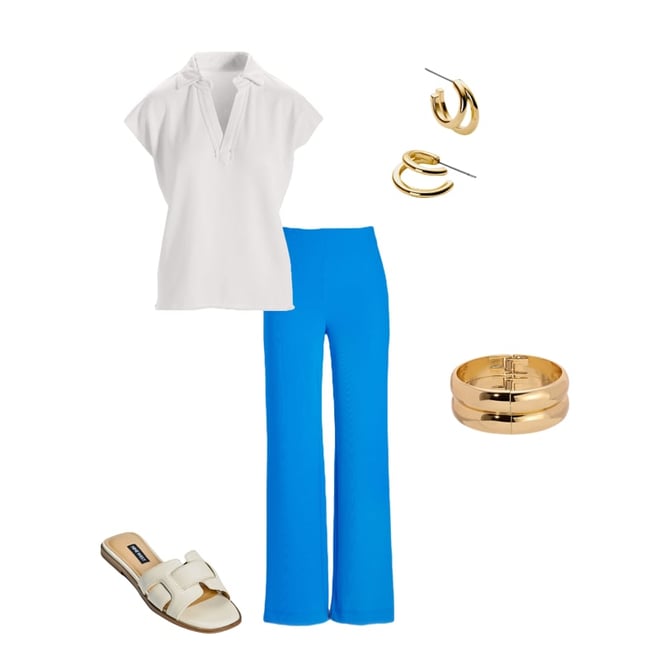 Beyond Travel High Rise Palazzo Pant Ivory Coast