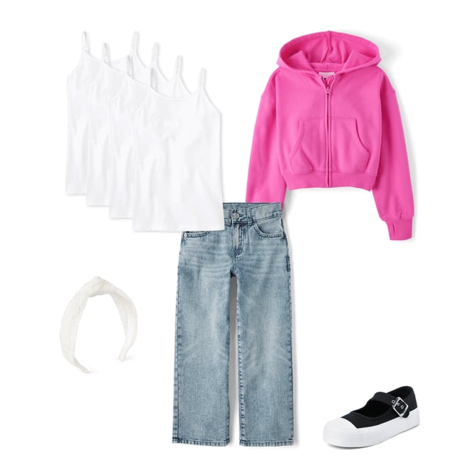 3rd bundle featuring 4 items which compliment Girls Platform Mary Jane Sneakers